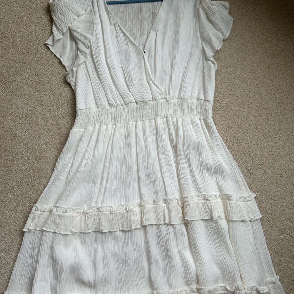 Altar'd State Cream Textured Blouse